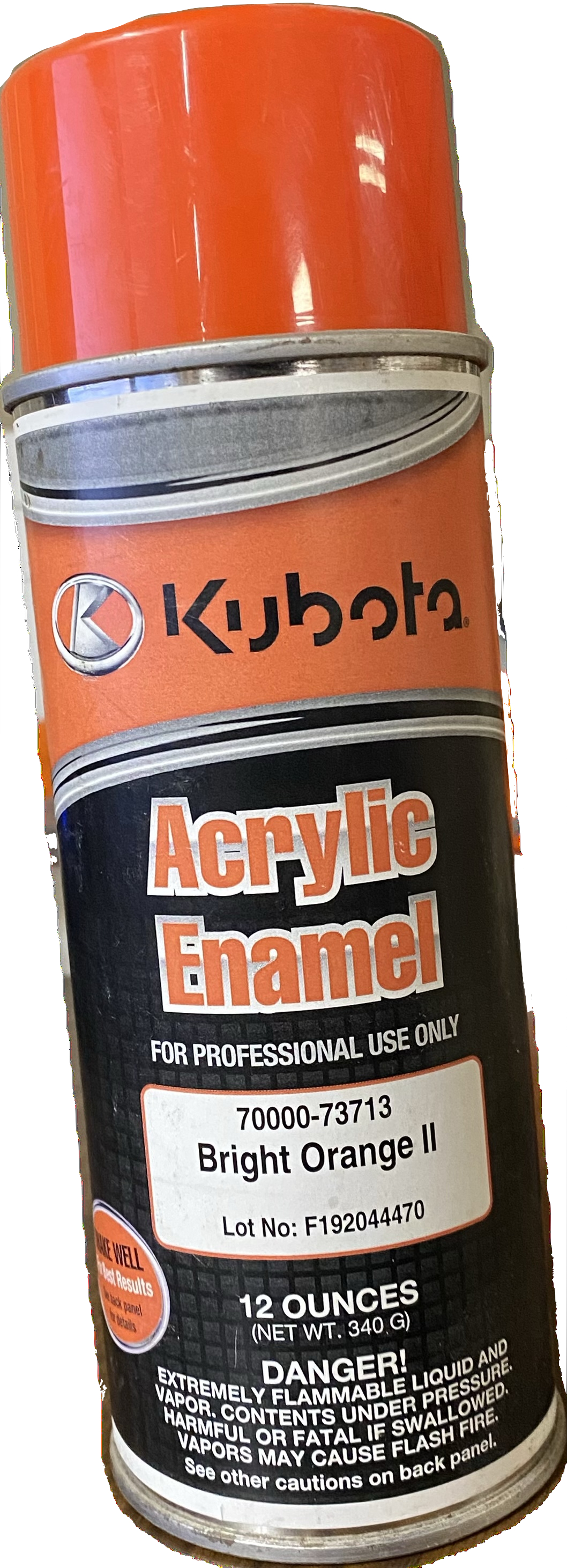 Kubota Acrylic Enamel Professional Bright Orange II (70000-73713)