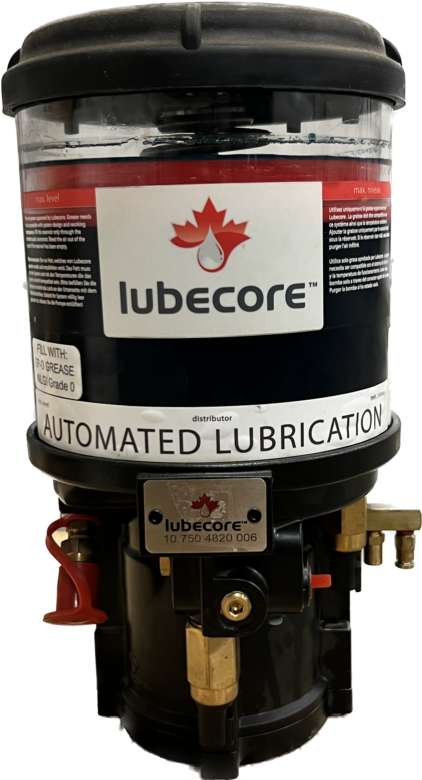 Pump / Pneumatic / EP0 / 4kg Grease Reservoir / GR / Low Level Sensor (#5554737)