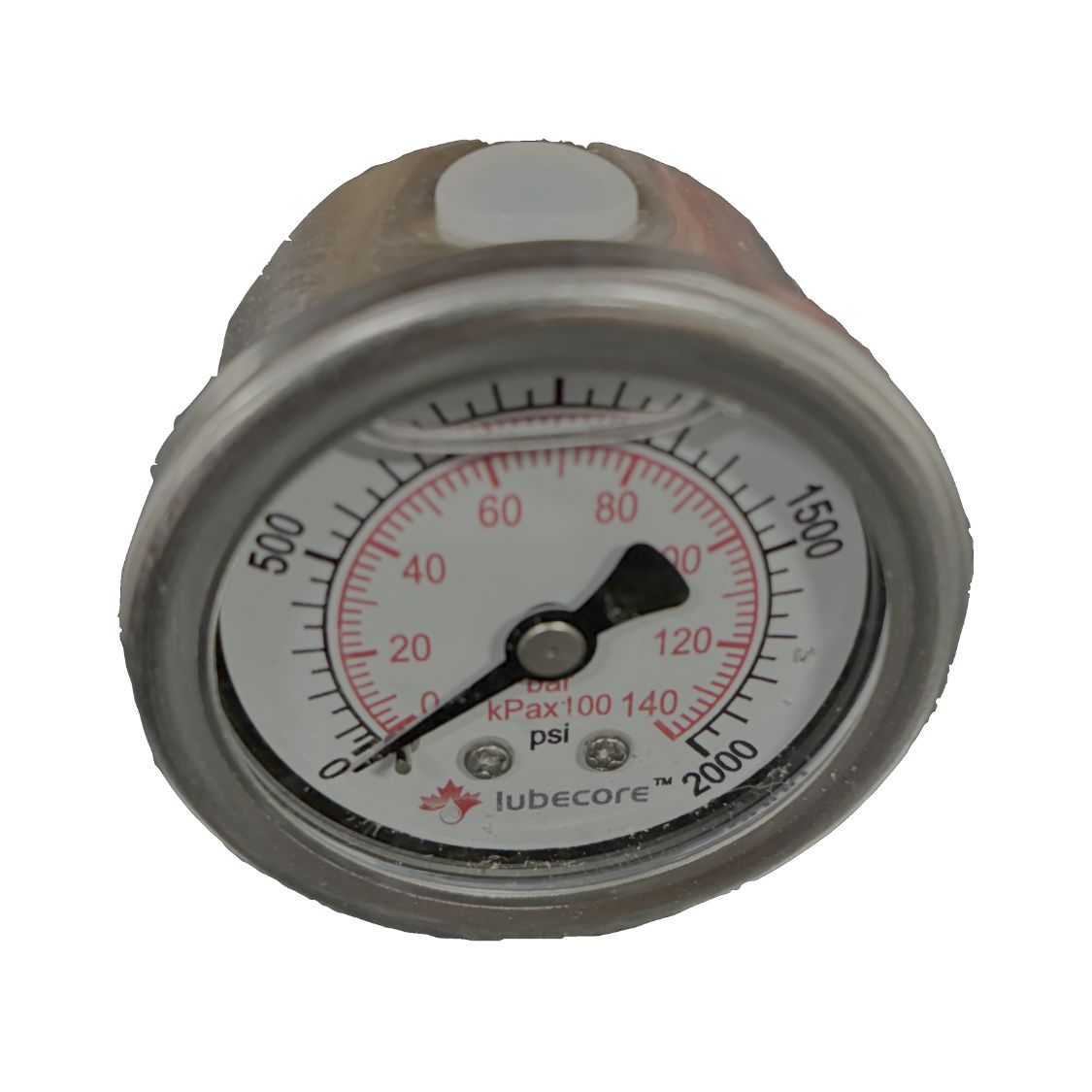 Pressure Gauge 2000 PSI - Rear Mount 1 1/2", 1/8" Thread (#1000545)