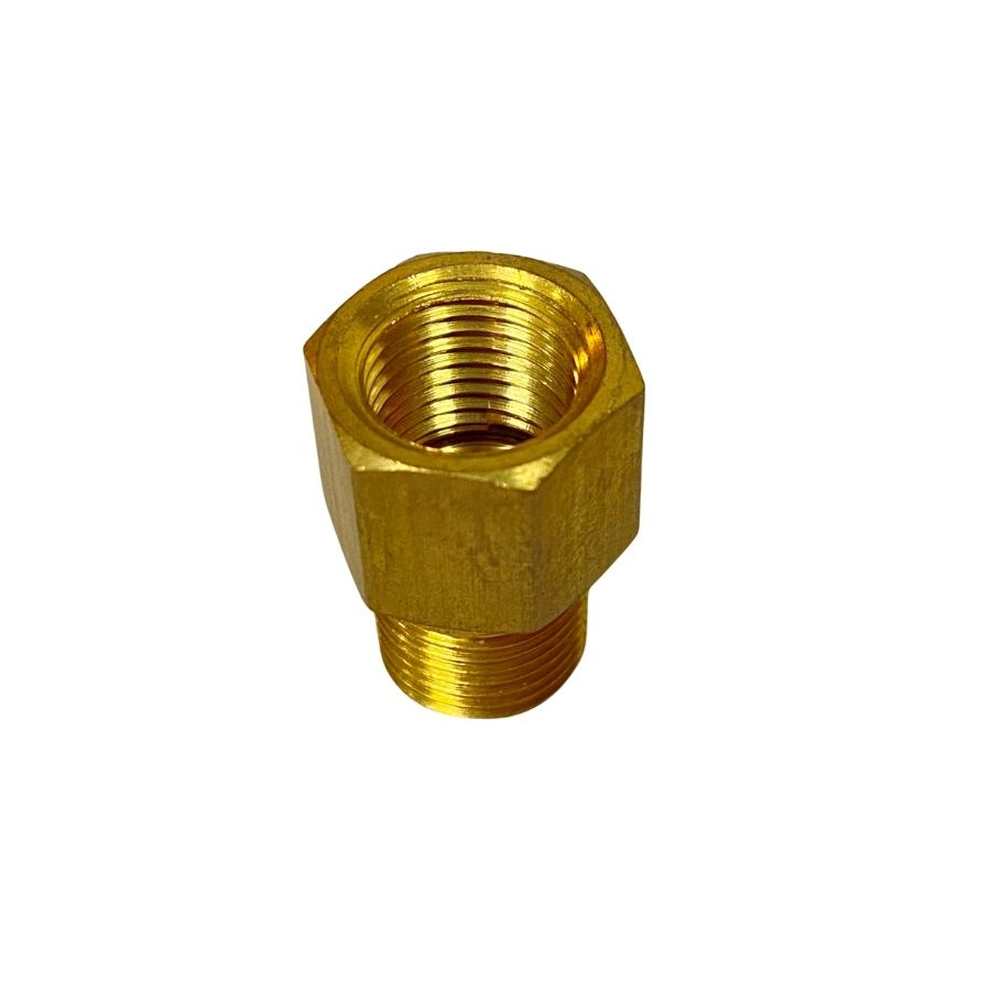 Adaptor 1/8 (F) NPT x 1/8 (M) NPT - Brass (#2100069)