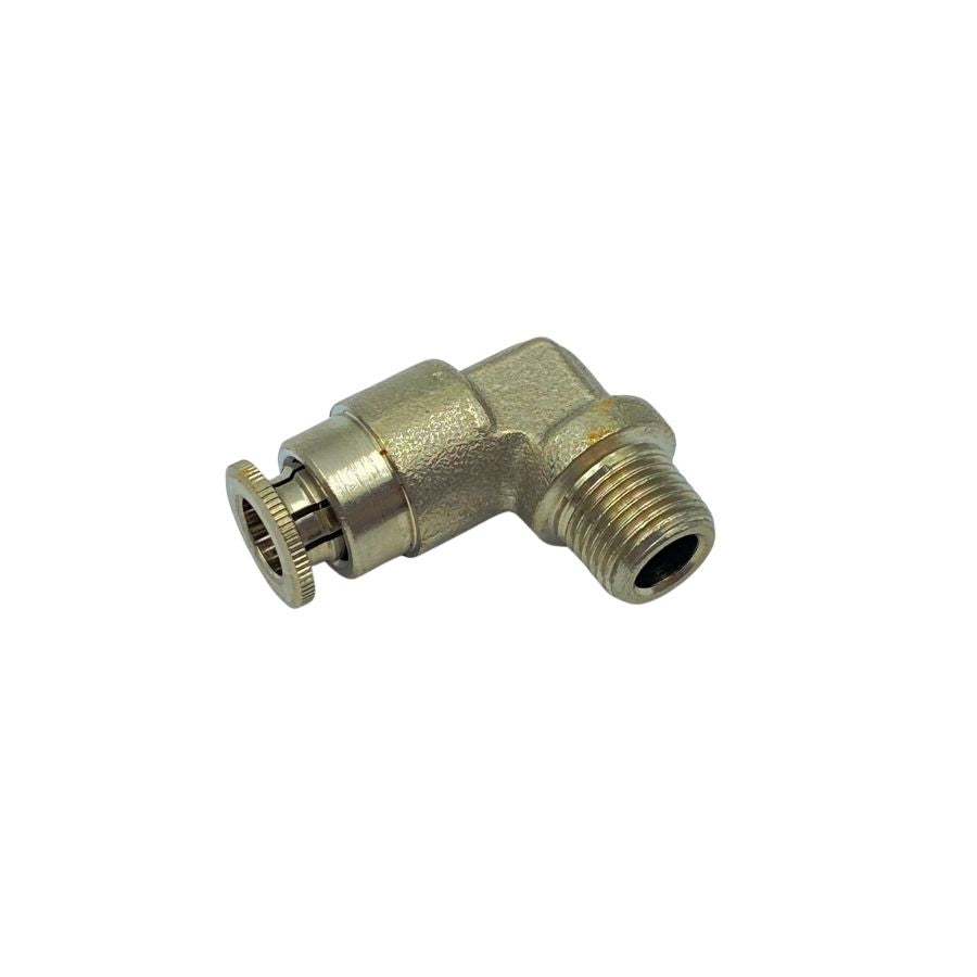 Elbow Push-in 1/8 (M) BSPT X 6mm - Brass NP (#2000200)