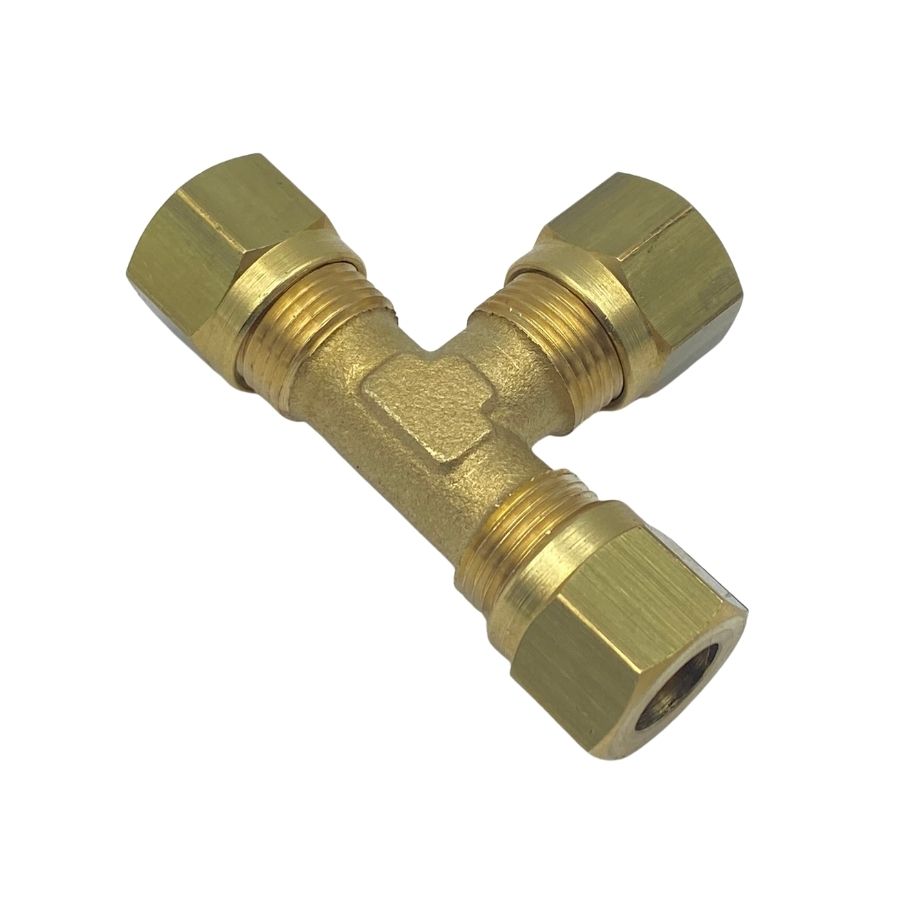 Tee 8mm Mainline - Brass (#2100002)