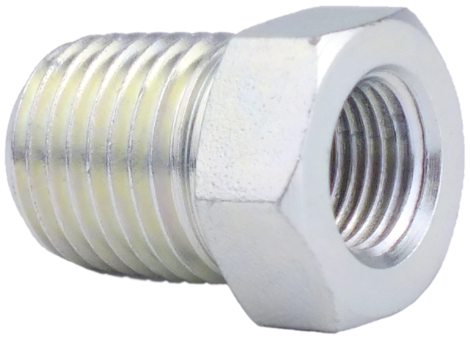 Reducer Bushing 1/4 (M) NPT X 1/8 (F) NPT - Steel (#2100072)