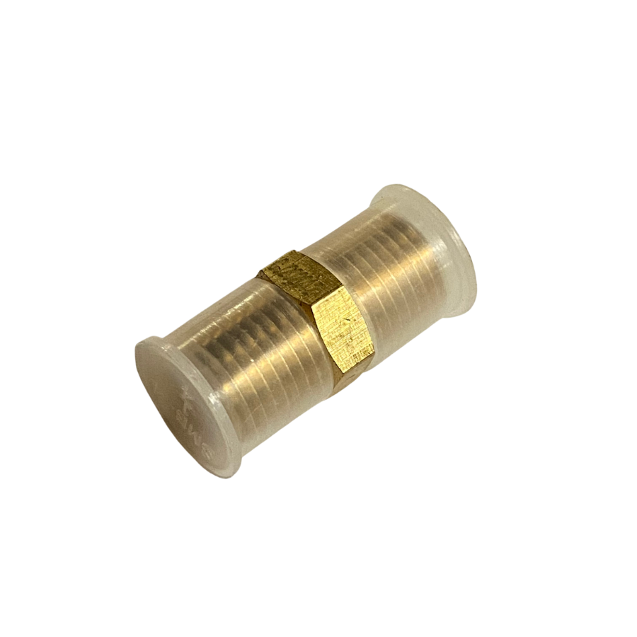 Hex Pipe Nipple 1/4(M) NPT x 1/4 (M) NPT - Brass (#2100067)