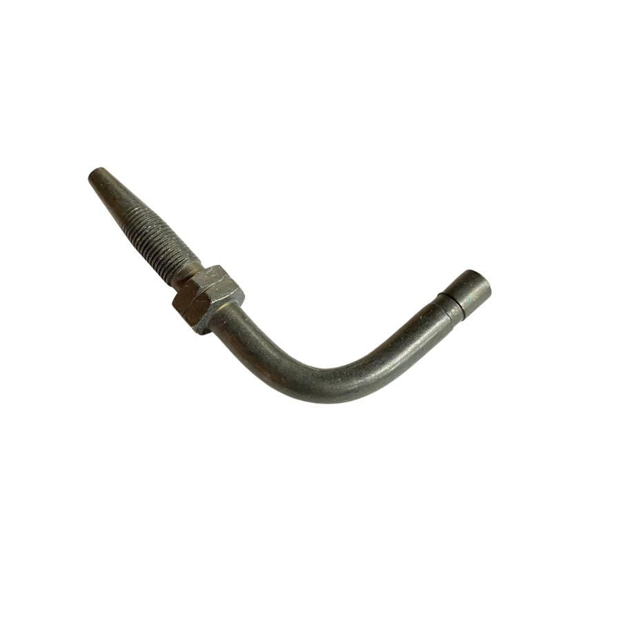 Elbow 90 Degree Reusable Stud with Groove for 8.6OD X 4ID Hose (#2000198)