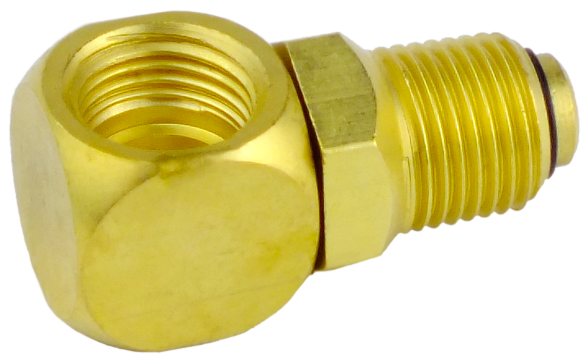 Swivel Elbow Adapter (Plain) 1/8 MPT X 1/8 FTP 90 Degrees (#2035031)
