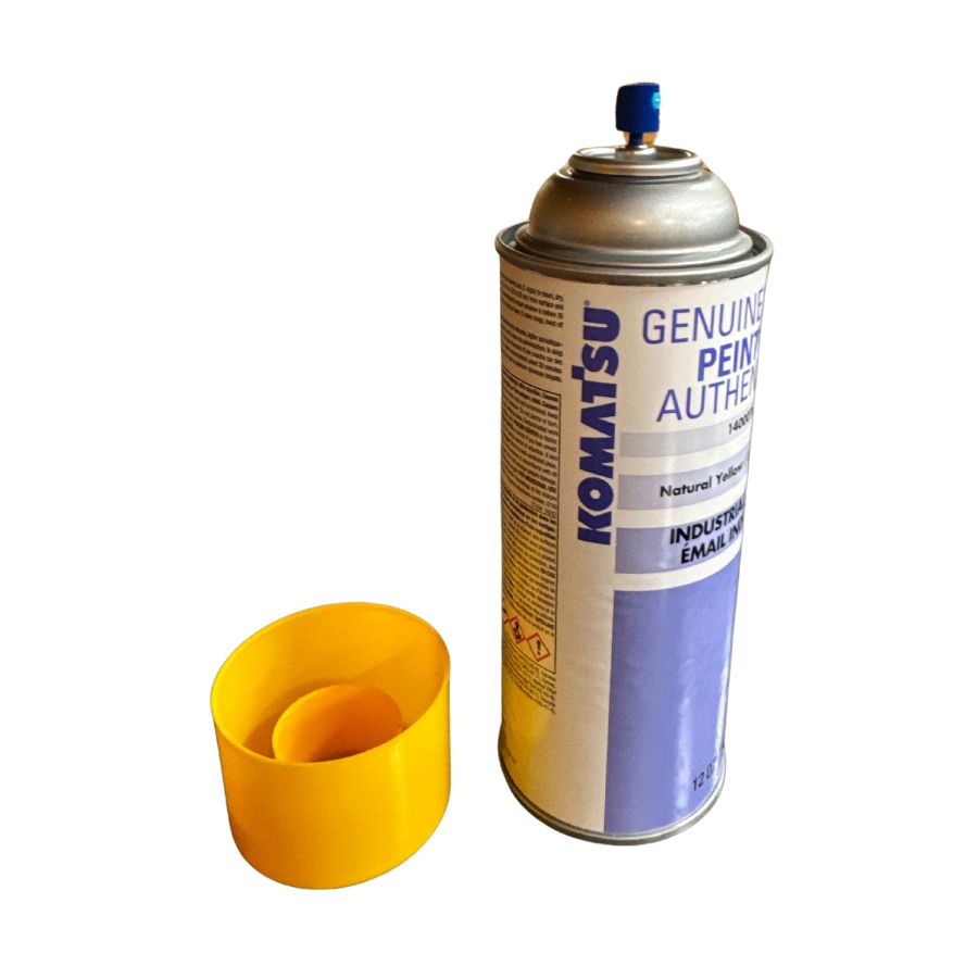 Komatsu Natural Yellow Industrial Enamel Spray Paint (12 oz / 340 g