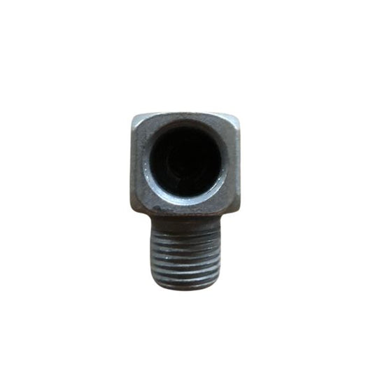 Adapter 90 Degree 1/8" NPTM x 1/8" NPTF 23mm Length. Cube Connector. Replaces Lincoln #20029.