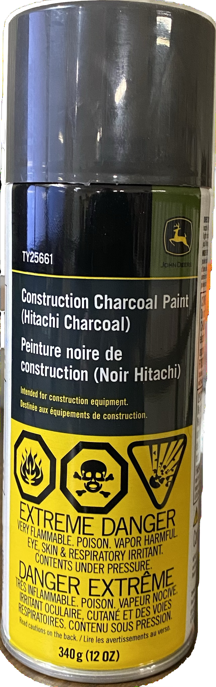 John Deere Construction Construction Charcoal Paint (Hitachi Charcoal) TY25661