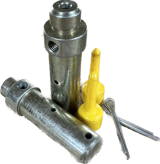 Clevis Pin 5/8" Greasable (truck) + Cotter Pin + Yellow Hat (#4100023)