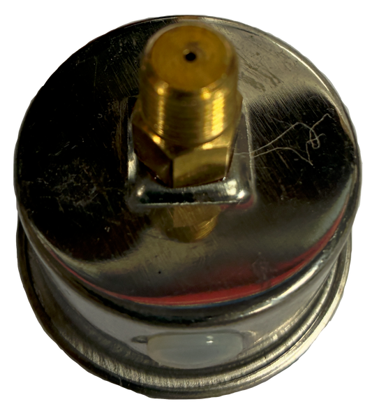 Pressure Gauge 2000 PSI - Rear Mount 1 1/2", 1/8" Thread (#1000545)
