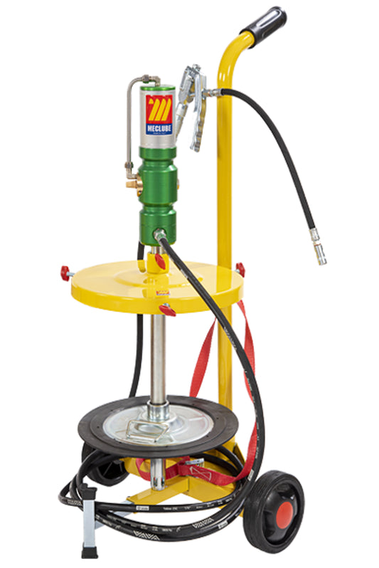 Air-Operated Grease Transfer Pump with Dolly (Pneumatic) for 5gal (30kg) Pail