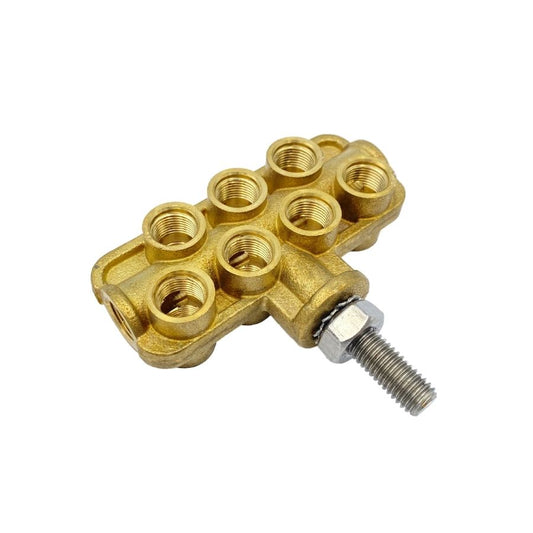 Manifold 14 Port Brass Transport (7+7) (#1100014)
