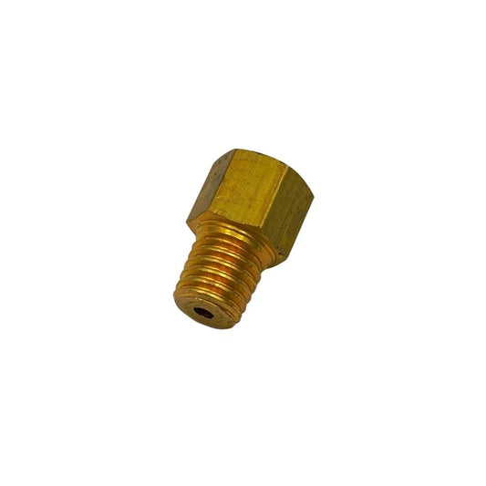 Adapter, M10x1.5 M x 1/8-28 BSPP (F), Brass (#2000055)