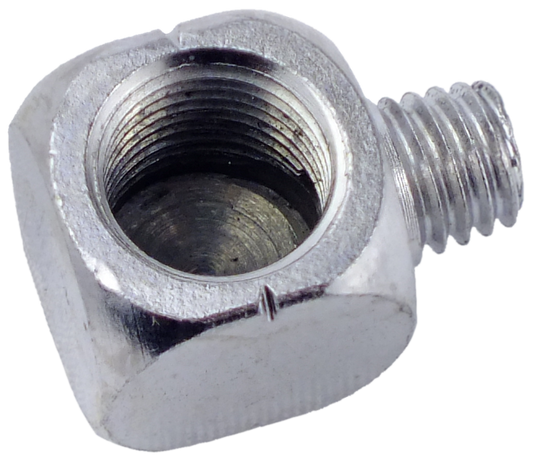 Cube Connector M6 X 1 Conical (M) X 1/8"-28 BSPT (F) (#2000059)