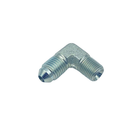 Elbow # 4 (M) JIC x 1/8 (M) NPT - Steel (#2100011)