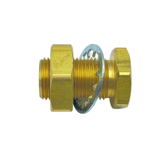 Bulkhead Air Brake Fitting 1/4 (F) NPT - Brass (#2100057)