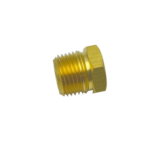 Reducer Pipe Bushing 1/2 (M) NPT x 1/4 (F) NPT - Brass (#2100073)