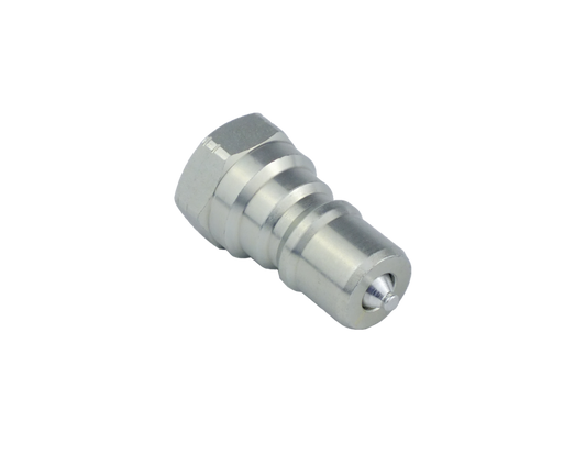 Nipple Hydraulic QDC 1/4 x 1/4 (F) NPT Steel (#2100116)