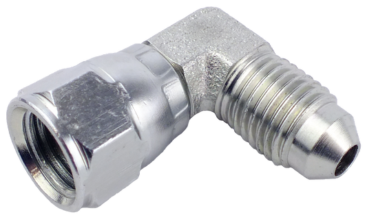 #4 JIC 90° Swivel Fitting #4 F X #4 M (#2100137)