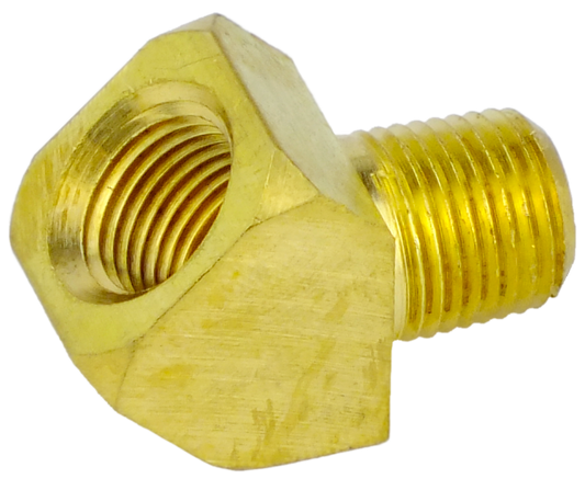 Elbow 45° Degree 1/8 NPT (M) x 1/8 NPT (F) Brass (#2100228)