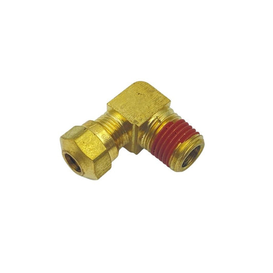 Elbow Compression 1/4 DOT x 1/4 (M) NPT - Brass (#2200017)