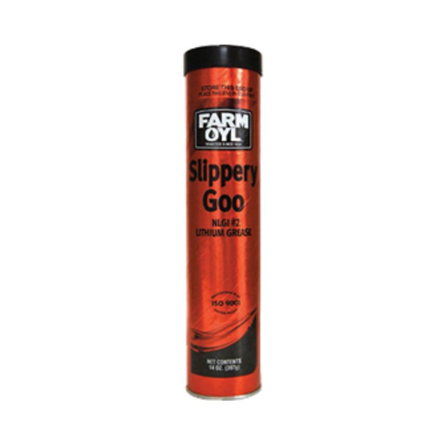 Farm Oyl Slippery Goo 10-Pack 14 oz. Cartridges, EP Rated High quality Lithium Grease (EP2)