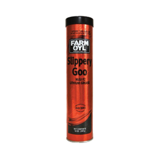 Farm Oyl Slippery Goo 14 oz. Cartridge, EP Rated High quality Lithium Grease (EP2)