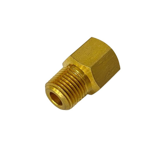 Adaptor 1/8 (F) NPT x 1/8 (M) NPT - Brass (#2100069)