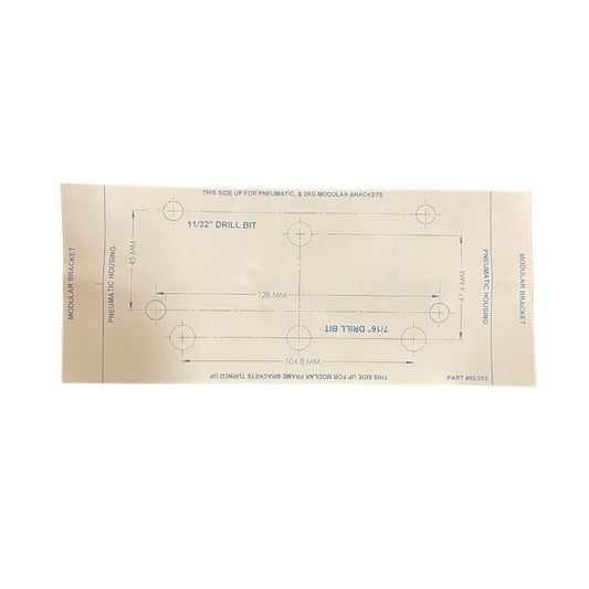 Drill Template, Pneumatic & Hydraulic & LCI Spyder Pumps (#4090055)