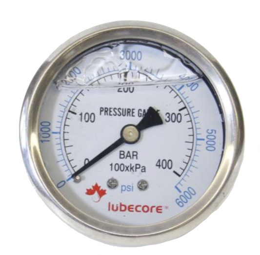 Pressure Gauge 6000 PSI - Rear Mount (#1000543)