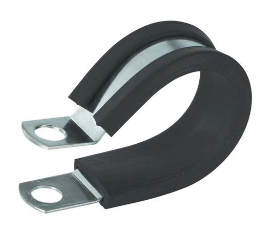 Clamp 3/4 - Rubber - Stainless Steel (#4100082)